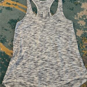 Lululemon Athletica Black and White Racerback Tank Top